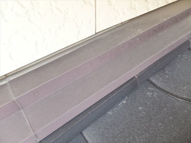 屋根と壁の取り合い部分